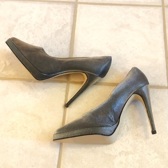 Vintage Anne Michell pointy toe platform heels 8.5 - Picture 5 of 14